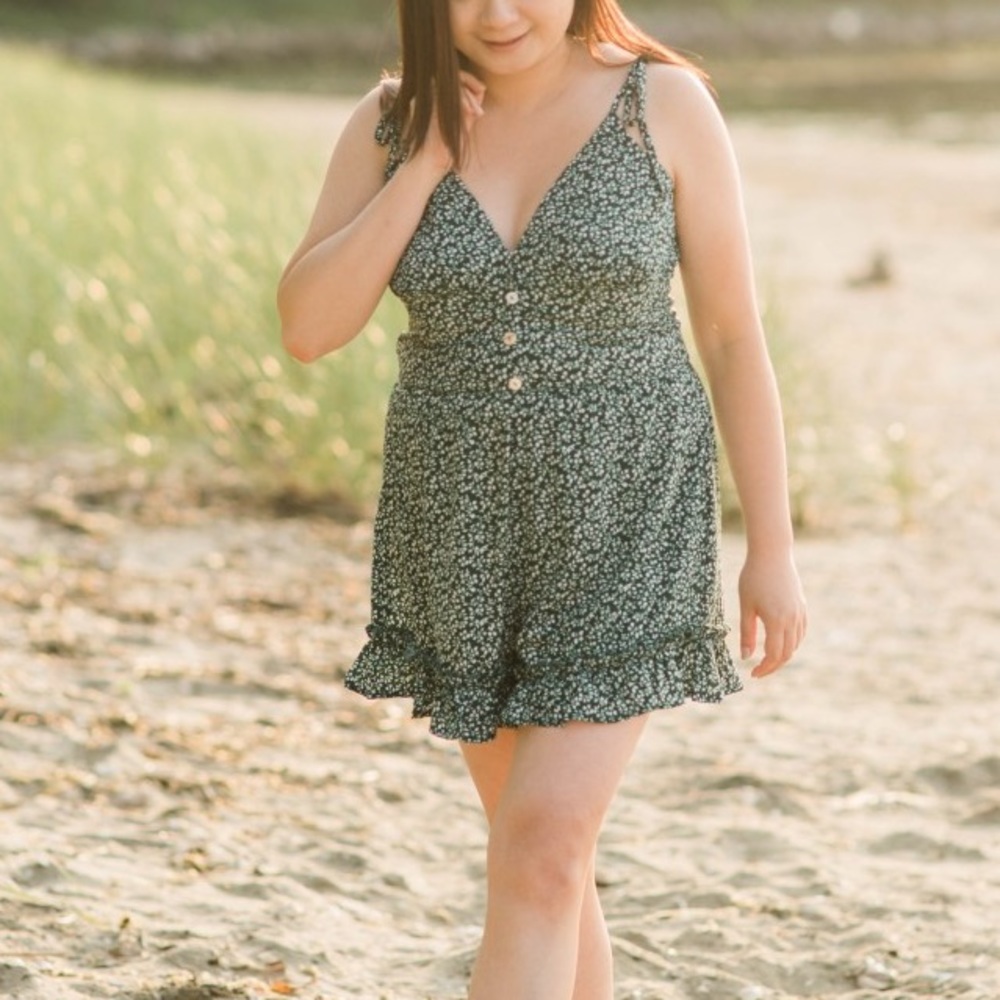 Green Playsuit